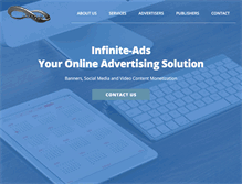 Tablet Screenshot of infinite-ads.com